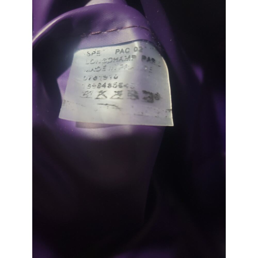 Auth LONGCHAMP Le Pliage Medium Nylon Purple w/ Original Strap ! - Picture 10 of 16